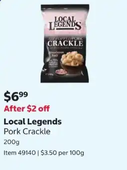Costco Local Legends Pork Crackle offer