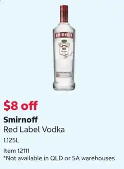 Costco Smirnoff offer