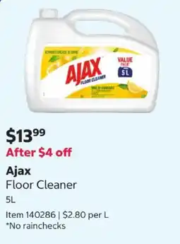 Costco Ajax Floor Cleaner offer