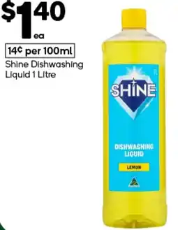 Woolworths Shine Dishwashing Liquid offer