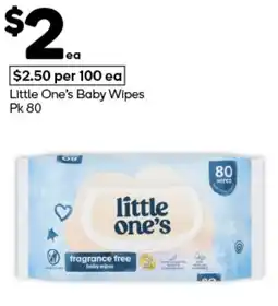 Woolworths Little One's Baby Wipes offer