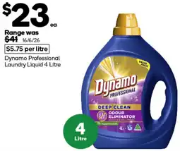 Woolworths Dynamo Professional Laundry Liquid offer