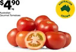 Woolworths Australian Gourmet Tomatoes offer
