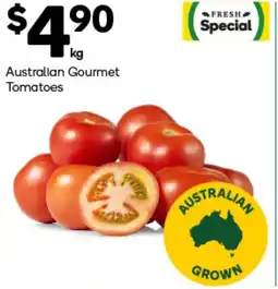 Woolworths Australian Gourmet Tomatoes offer