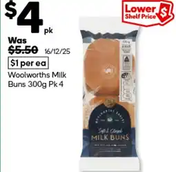 Woolworths Woolworths Milk Buns offer