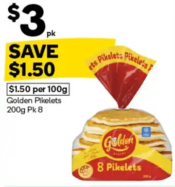 Woolworths Golden Pikelets offer