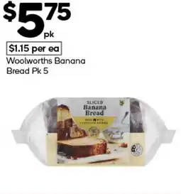 Woolworths Woolworths Banana Bread offer