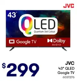 Woolworths JVC 43" QLED Google TV offer