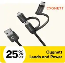 Woolworths Cygnett Leads and Power offer