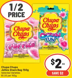 IGA Chupa Chups Jellies Share Bag offer