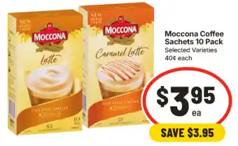 IGA Moccona Coffee Sachets offer