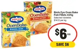 IGA Birds Eye Oven Bake Oven Bake Fish Fillets offer