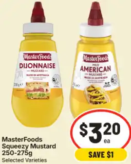 IGA MasterFoods Squeezy Mustard offer