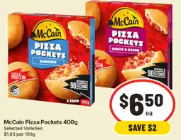 IGA McCain Pizza Pockets offer