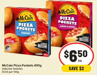 IGA McCain Pizza Pockets offer
