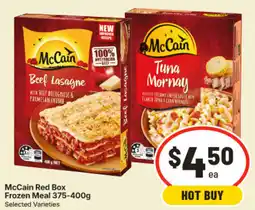 IGA McCain Red Box Frozen Meal offer