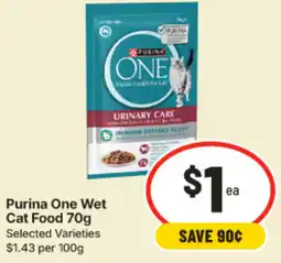 IGA Purina One Wet Cat Food offer