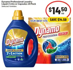 IGA Dynamo Professional Laundry Liquid or Capsules offer