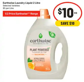 IGA Earthwise Laundry Liquid offer