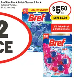 IGA Bref Rim Block Toilet Cleaner offer
