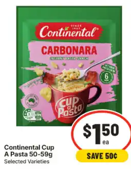 IGA Continental Cup A Pasta offer