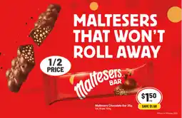 IGA Maltesers Chocolate Bar offer