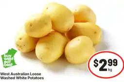IGA West Australian Loose Washed White Potatoes offer