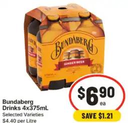 IGA Bundaberg Drinks offer