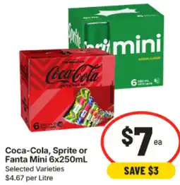 IGA Coca-Cola, Sprite or Fanta Mini offer
