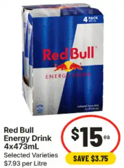 IGA Red Bull Energy Drink offer