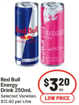 IGA Red Bull Energy Drink offer