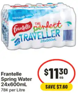 IGA Frantelle Spring Water offer