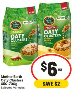 IGA Mother Earth Oaty Clusters offer