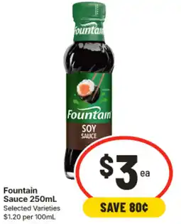 IGA Fountain Sauce offer