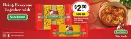 IGA San Remo Pasta offer