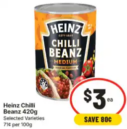 IGA Heinz Chilli Beanz offer