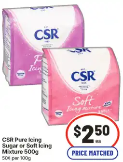 IGA CSR Pure Icing Sugar or Soft Icing Mixture offer