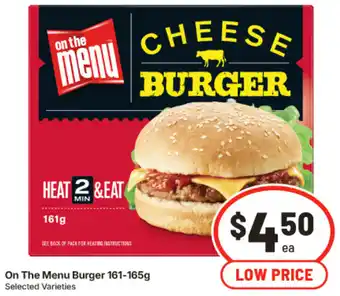 IGA On The Menu Burger offer