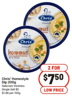 IGA Chris' Homestyle Dip offer