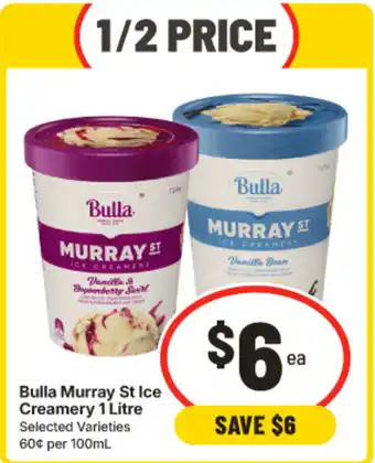 IGA Bulla Murray St Ice Creamery offer