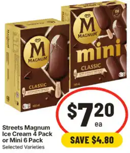 IGA Streets Magnum Ice Cream offer