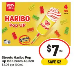 IGA Streets Haribo Pop Up Ice Cream offer