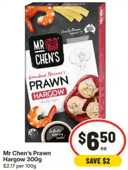 IGA Mr Chen's Prawn Hargow offer