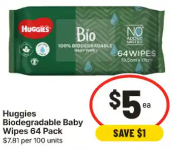 IGA Huggies Biodegradable Baby Wipes offer
