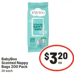 IGA BabyBoo Scented Nappy Bags offer