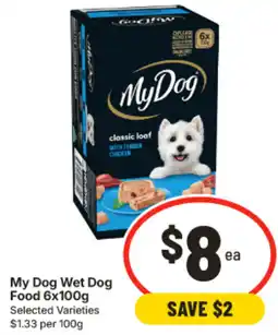 IGA My Dog Wet Dog Food offer