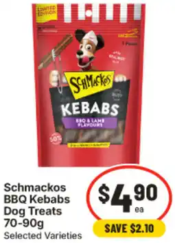 IGA Schmackos BBQ Kebabs Dog Treats offer