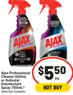 IGA Ajax Professional Cleaner or Antiviral Disinfectant Spray offer