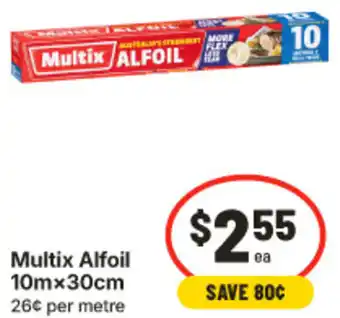 IGA Multix Alfoil offer
