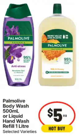 IGA Palmolive Body Wash or Liquid Hand Wash Refill offer